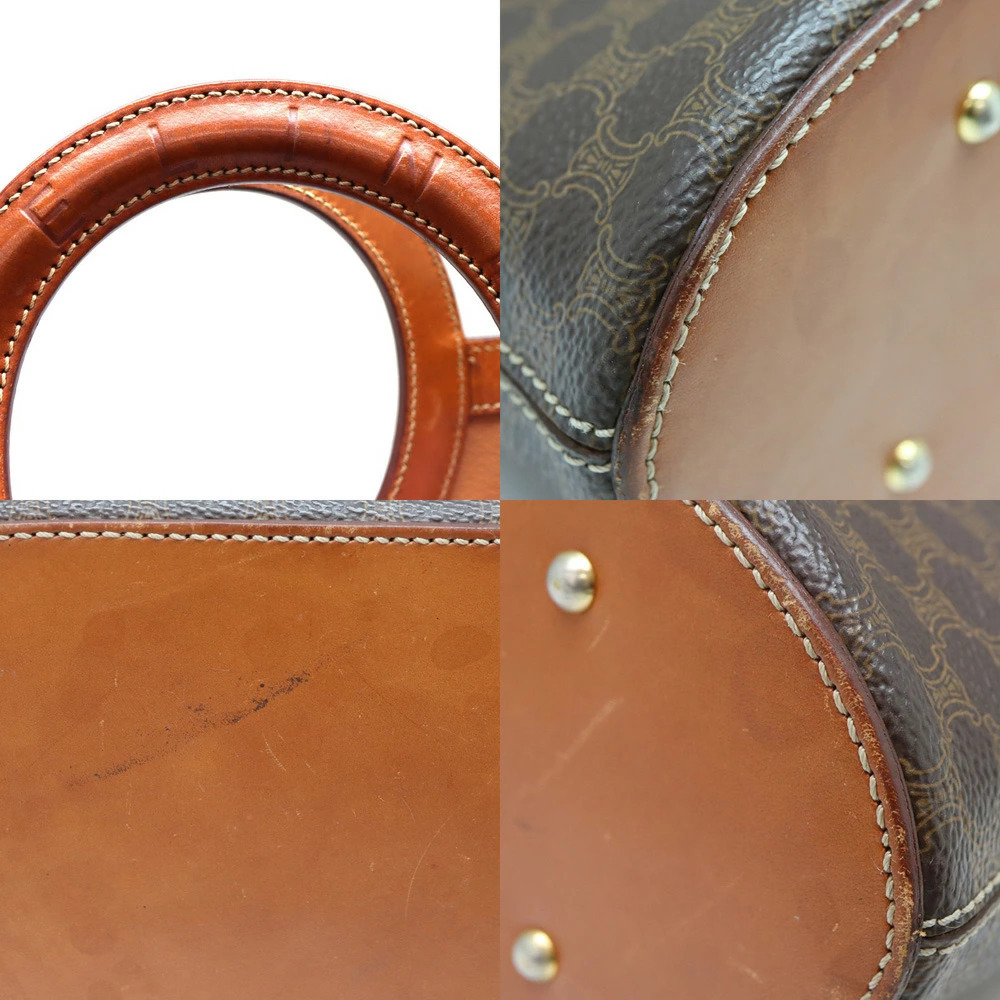 Celine handbag Macadam brown - Picture 6 of 6